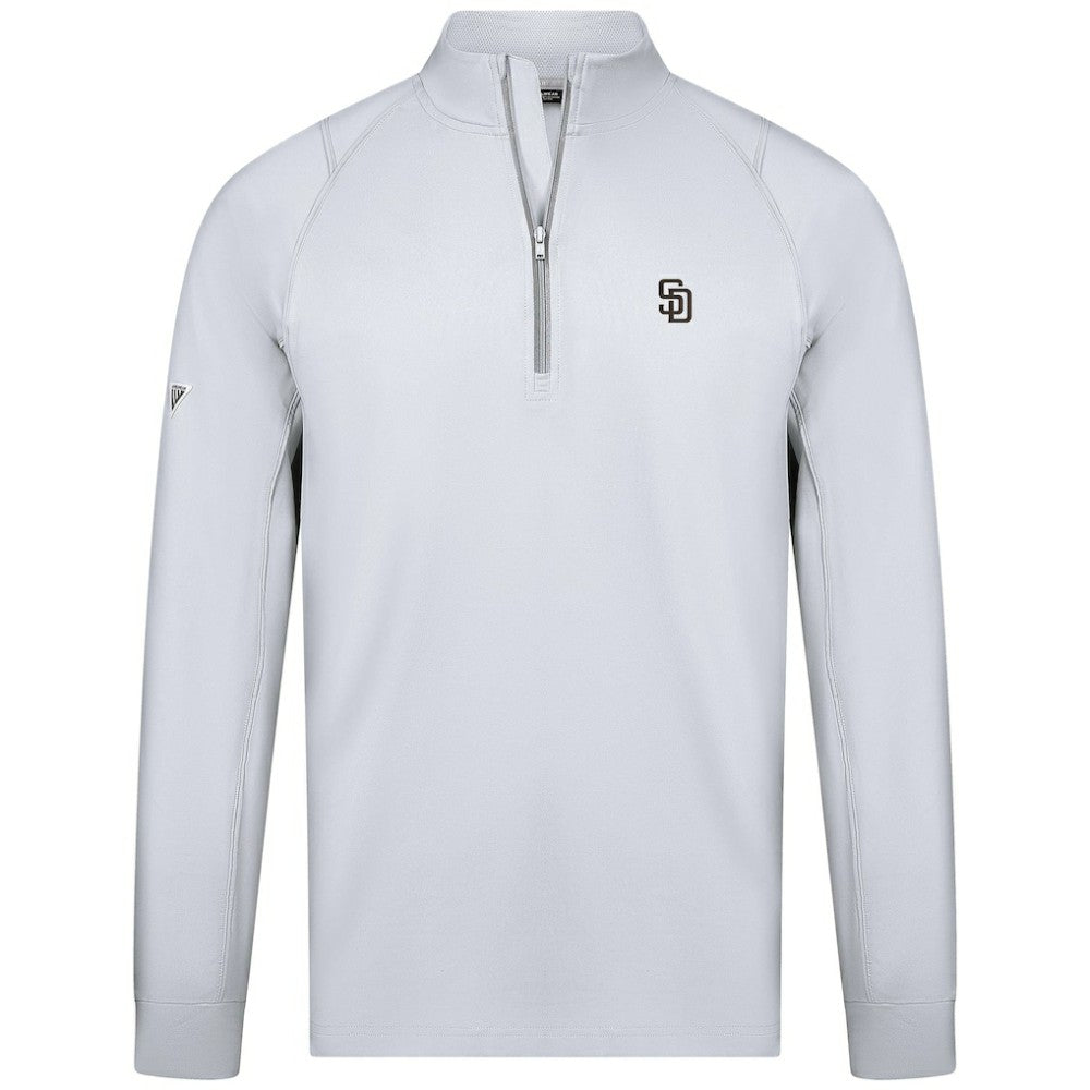 San Diego Padres Levelwear Theory Insignia Quarter-Zip Pullover Clearance