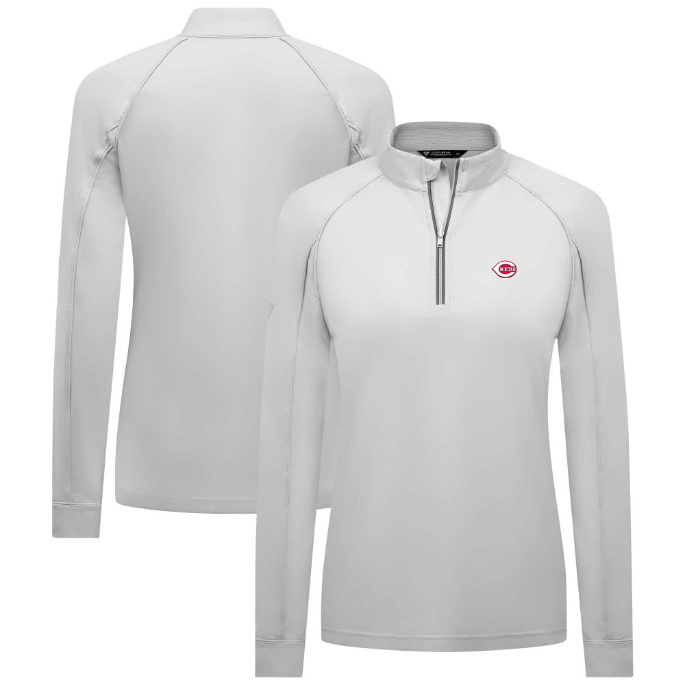 Cincinnati Reds Levelwear Women's Kinetic Insignia Quarter-Zip Pullover On Sale