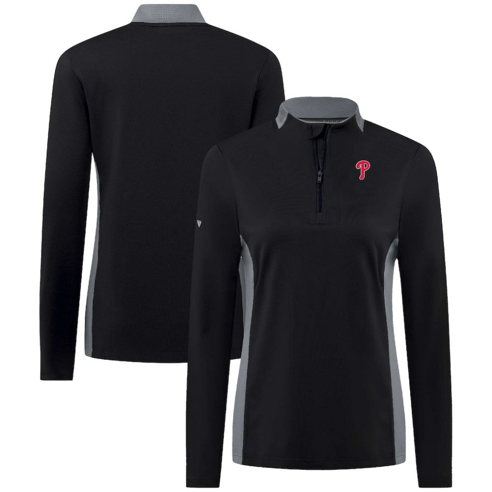 Philadelphia Phillies Levelwear Women's Moxie Insignia Quarter-Zip Pullover Sale