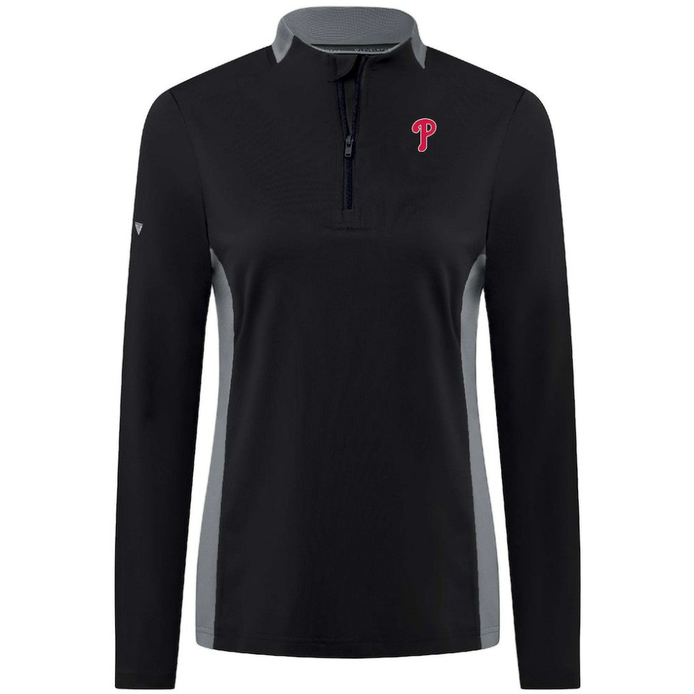Philadelphia Phillies Levelwear Women's Moxie Insignia Quarter-Zip Pullover Sale