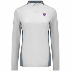 Chicago Cubs Levelwear Women's Moxie Insignia Quarter-Zip Pullover Clearance