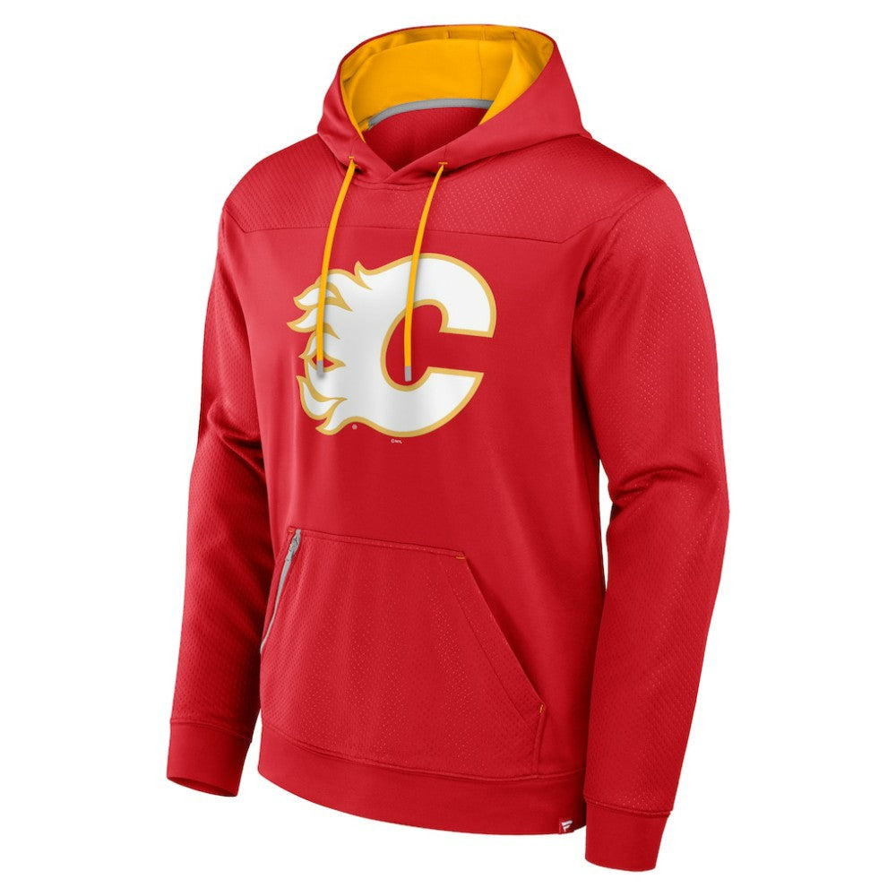 Calgary Flames - Fanatics Defender Pullover Hoodie Red