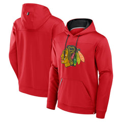 Chicago Blackhawks Fanatics Defender Pullover Hoodie Red
