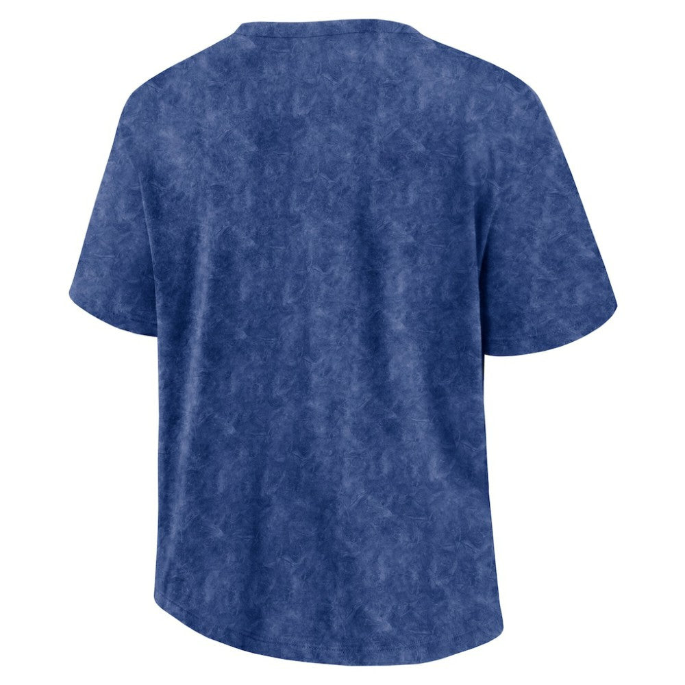 Tampa Bay Lightning - Fanatics Women's Faded Wash T-Shirt Blue