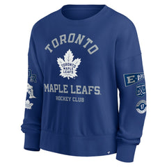 Toronto Maple Leafs - Fanatics Women's Go Team Pullover Sweatshirt Blue