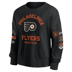 Philadelphia Flyers - Fanatics Women's Go Team Pullover Sweatshirt Black