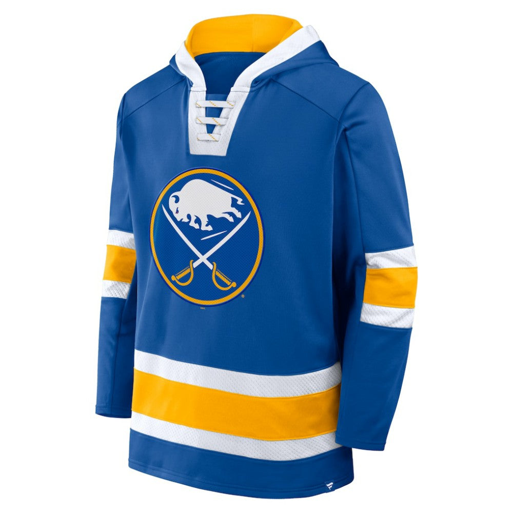 Buffalo Sabres - Fanatics Inside Line Fleece Pullover Hoodie- Royal