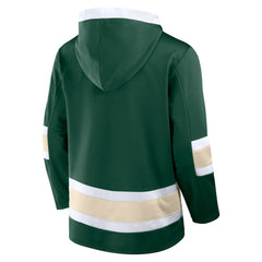 Minnesota Wild - Fanatics Inside Line Fleece Pullover Hoodie- Green