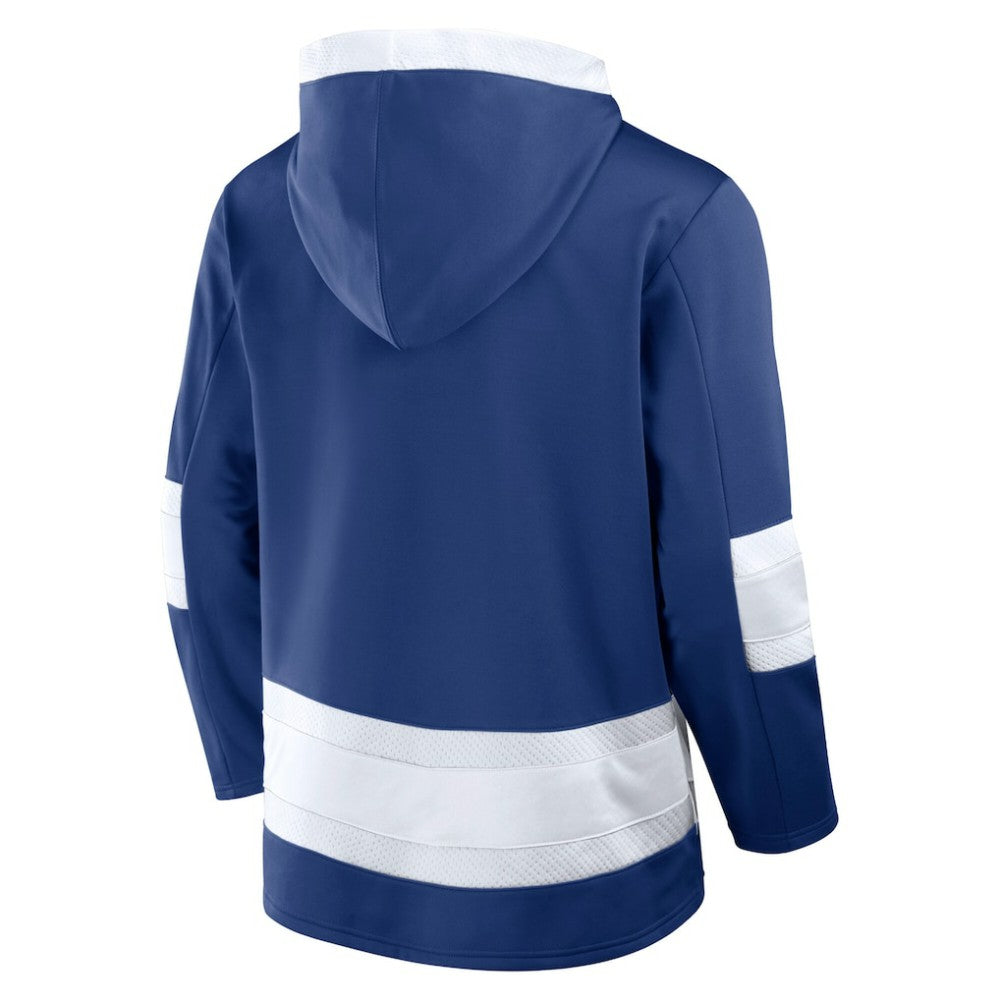 Tampa Bay Lightning - Fanatics Inside Line Fleece Pullover Hoodie- Blue