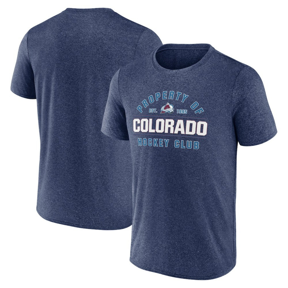 Colorado Avalanche - Fanatics Property Of T-Shirt Heather Heather Blue