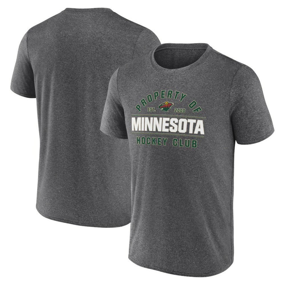 Minnesota Wild - Fanatics Property Of T-Shirt Heather Charcoal