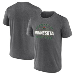 Minnesota Wild - Fanatics Property Of T-Shirt Heather Charcoal