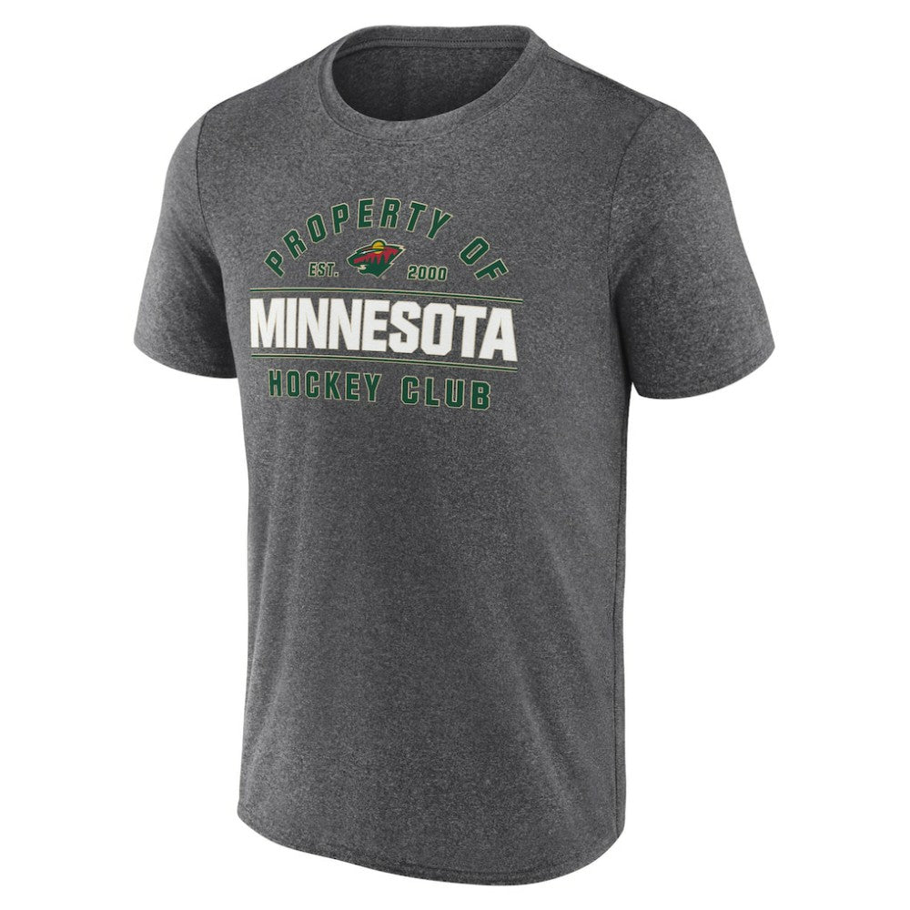 Minnesota Wild - Fanatics Property Of T-Shirt Heather Charcoal