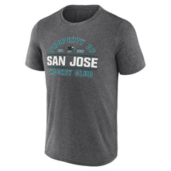 San Jose Sharks - Fanatics Property Of T-Shirt Heather Charcoal