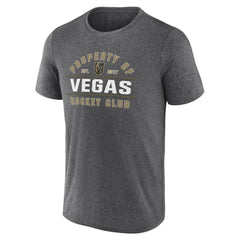 Vegas Golden Knights Fanatics Property Of T-Shirt Heather Charcoal