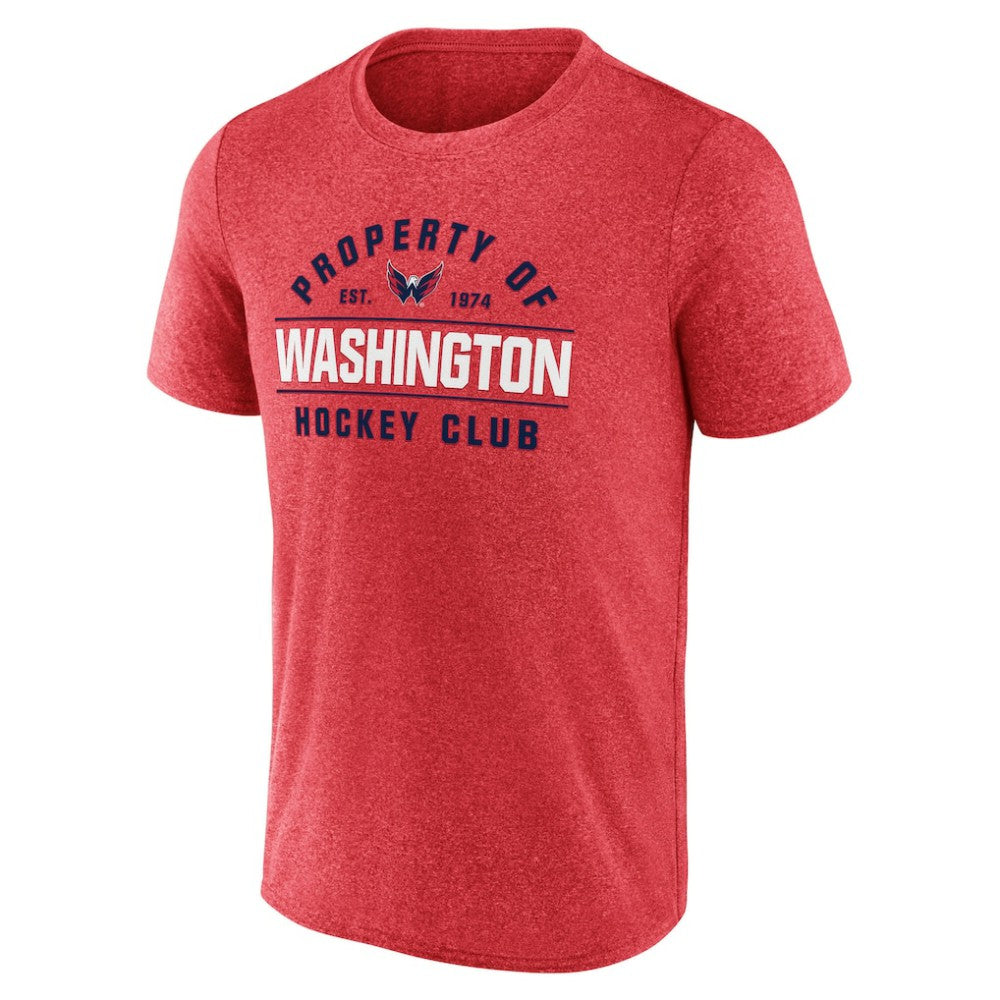 Washington Capitals Fanatics Property Of T-Shirt Heather Red