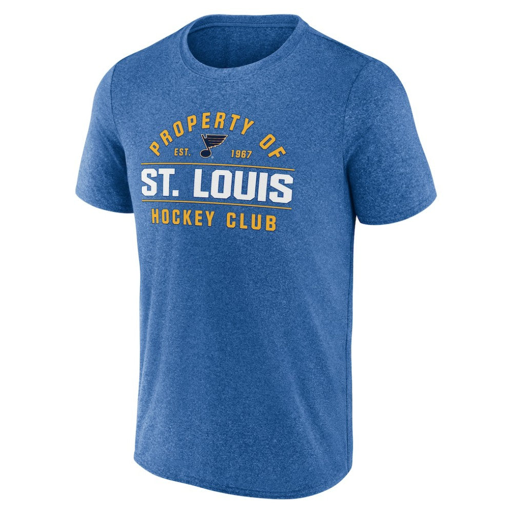 St. Louis Blues - Fanatics Property Of T-Shirt Heather Blue