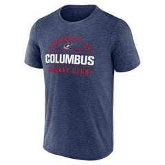 Columbus Blue Jackets - Fanatics Property Of T-Shirt Heather Navy