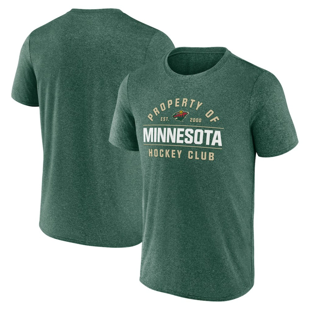 Minnesota Wild - Fanatics Property Of T-Shirt Heather Green