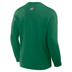 Dallas Stars - Fanatics Rewind Long Sleeve T-Shirt Kelly Green