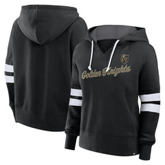 Vegas Golden Knights Fanatics Women's Oversized Seize Pullover Hoodie Black