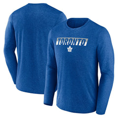 Toronto Maple Leafs - Fanatics Transition Long Sleeve T-Shirt Heather Blue