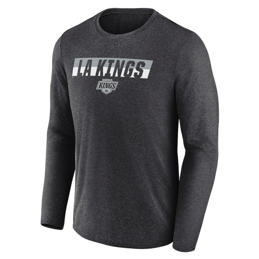 Los Angeles Kings - Fanatics Transition Long Sleeve T-Shirt Heather Charcoal