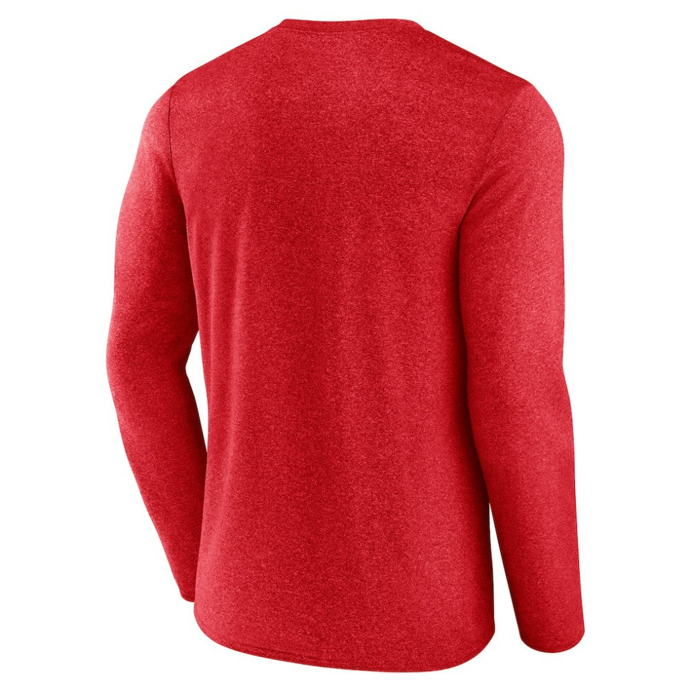 Carolina Hurricanes - Fanatics Transition Long Sleeve T-Shirt Heather Red