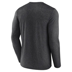 Boston Bruins Fanatics Transition Long Sleeve T-Shirt Heather Charcoal