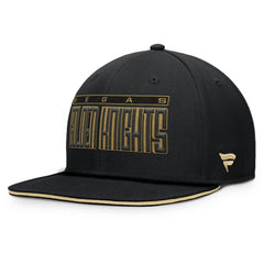 Vegas Golden Knights Fanatics Fundamental Gino Stack Snapback Hat Black
