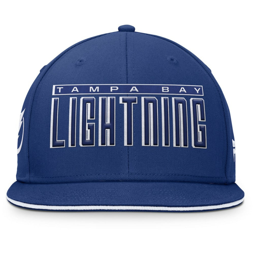 Tampa Bay Lightning - Fanatics Fundamental Gino Stack Snapback Hat Blue