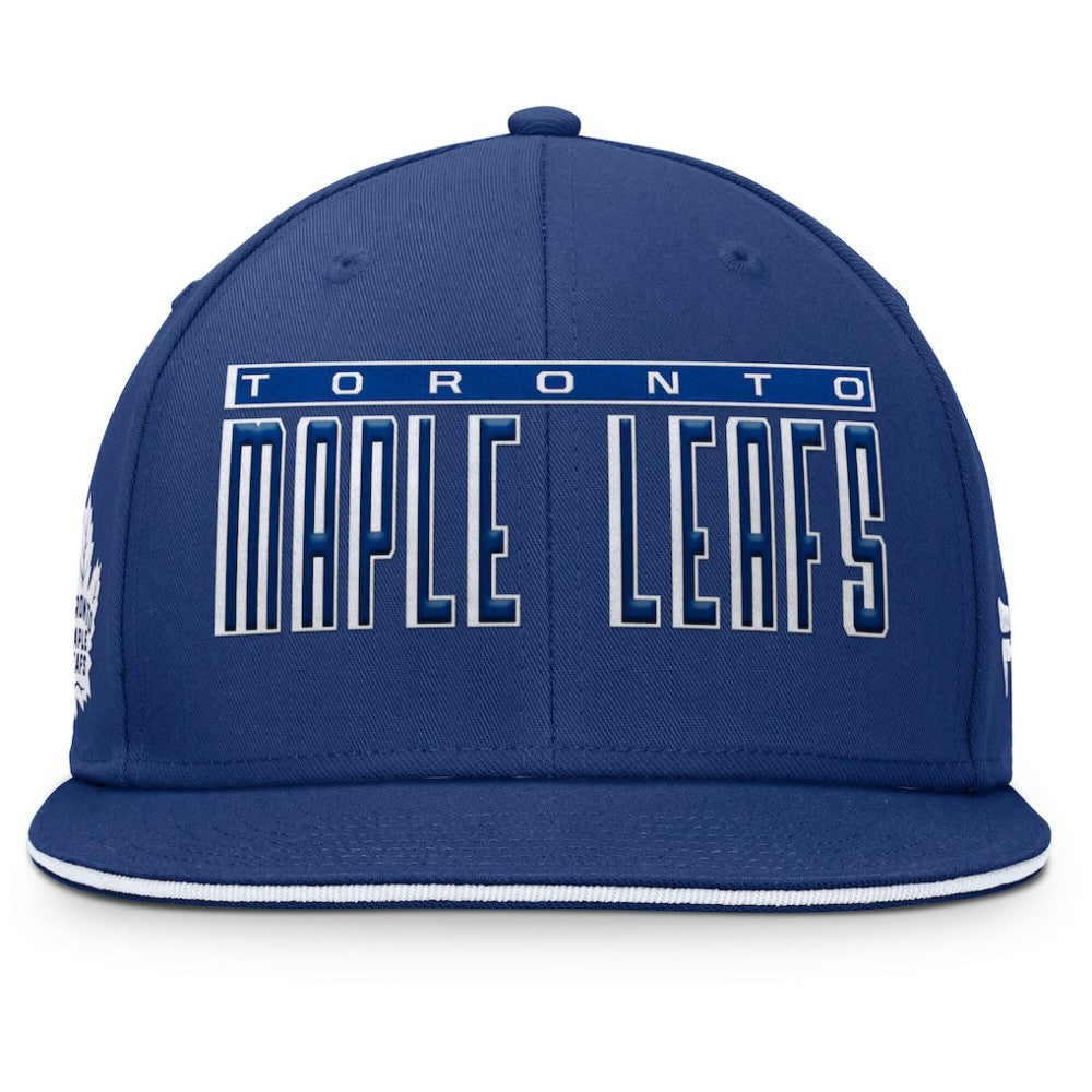 Toronto Maple Leafs - Fanatics Fundamental Gino Stack Snapback Hat Blue