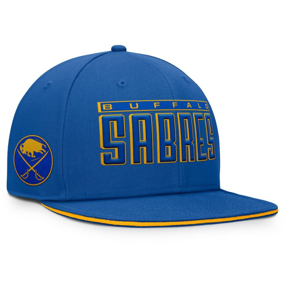 Buffalo Sabres - Fanatics Fundamental Gino Stack Snapback Hat Royal