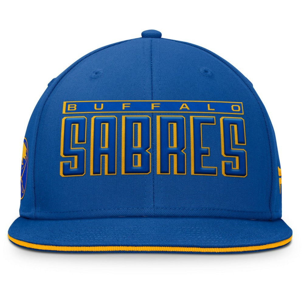 Buffalo Sabres - Fanatics Fundamental Gino Stack Snapback Hat Royal
