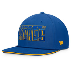Buffalo Sabres - Fanatics Fundamental Gino Stack Snapback Hat Royal