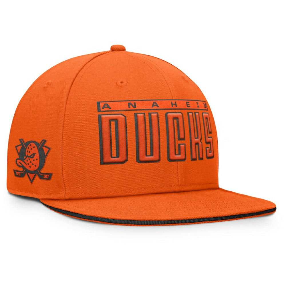 Anaheim Ducks - Fanatics Fundamental Gino Stack Snapback Hat Black