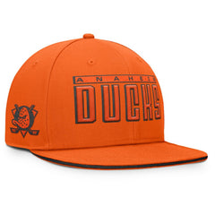 Anaheim Ducks - Fanatics Fundamental Gino Stack Snapback Hat Black