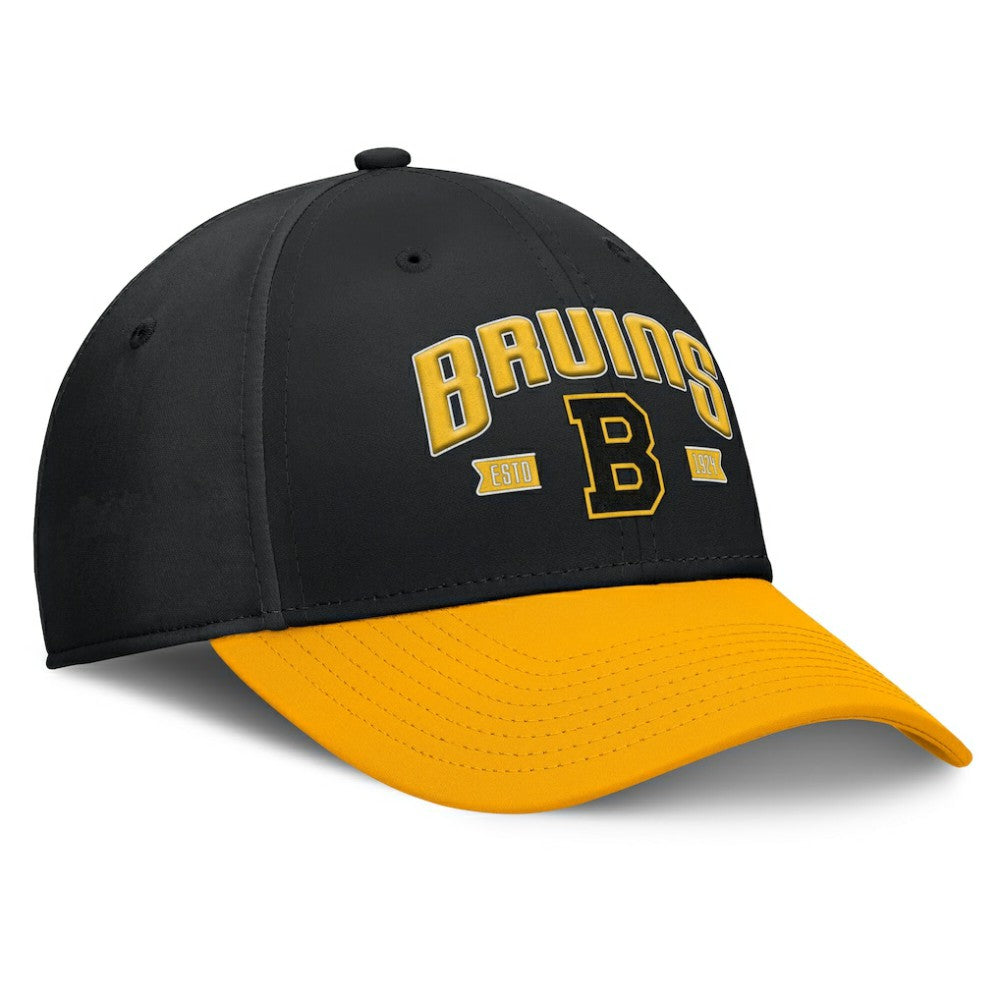 Boston Bruins Fanatics Heritage Captain Flex Hat Black/Gold