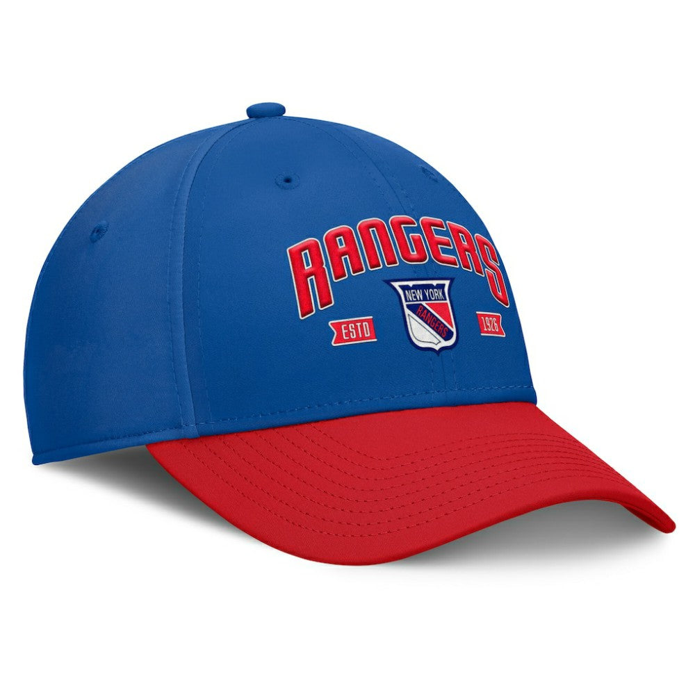 New York Rangers Fanatics Heritage Captain Flex Hat Blue/Red