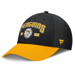 Pittsburgh Penguins Fanatics Heritage Captain Flex Hat Black/Gold