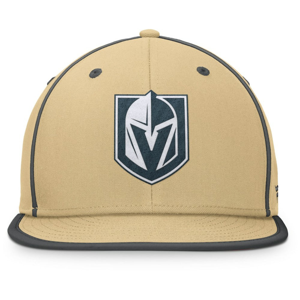 Vegas Golden Knights Fanatics Heritage Ice Time Fitted Hat Gold