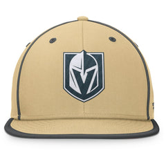 Vegas Golden Knights Fanatics Heritage Ice Time Fitted Hat Gold