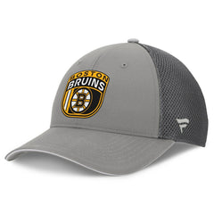 Boston Bruins Fanatics Authentic Pro Home Ice Trucker Adjustable Hat Gray