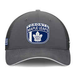 Toronto Maple Leafs - Fanatics Authentic Pro Home Ice Trucker Adjustable Hat Gray