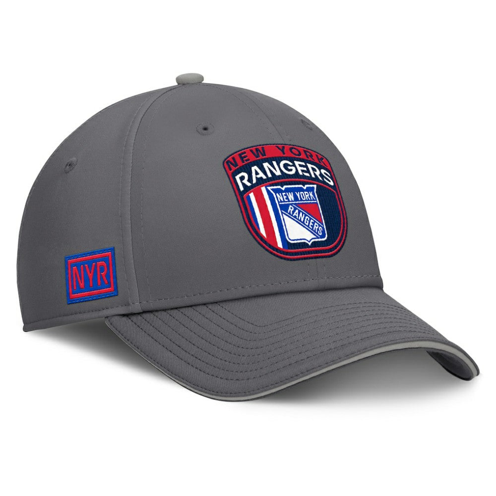 New York Rangers Fanatics Home Ice Flex Hat Gray