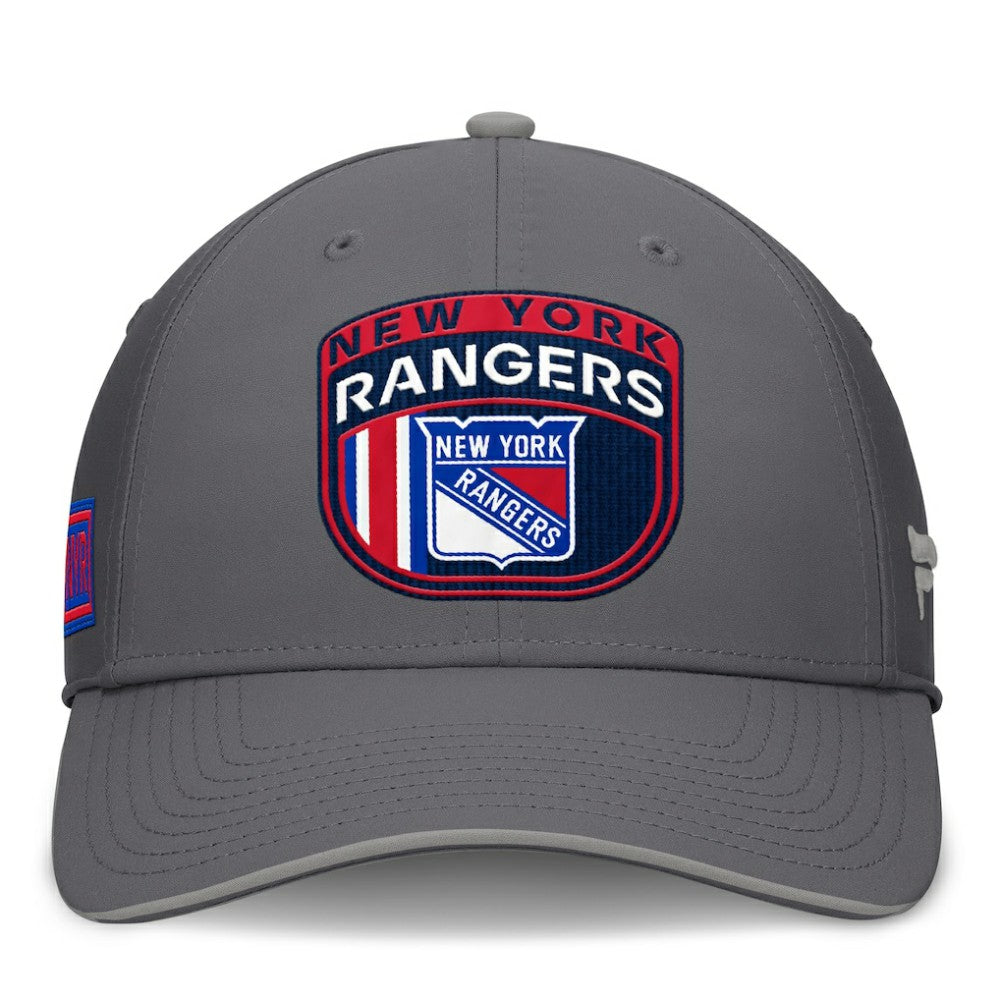 New York Rangers Fanatics Home Ice Flex Hat Gray
