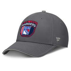 New York Rangers Fanatics Home Ice Flex Hat Gray