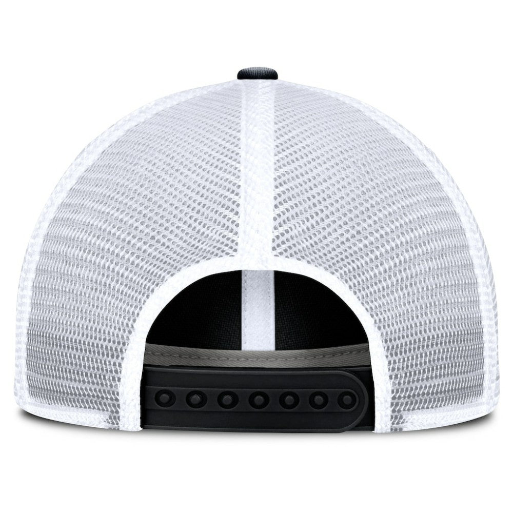 Boston Bruins Fanatics Averie Trucker Adjustable Hat Black/White