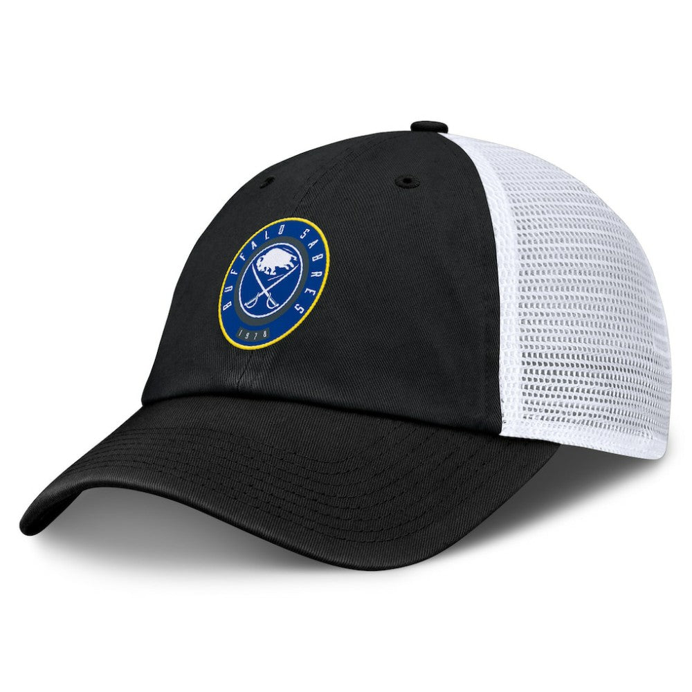 Buffalo Sabres - Fanatics Averie Trucker Adjustable Hat Black/White
