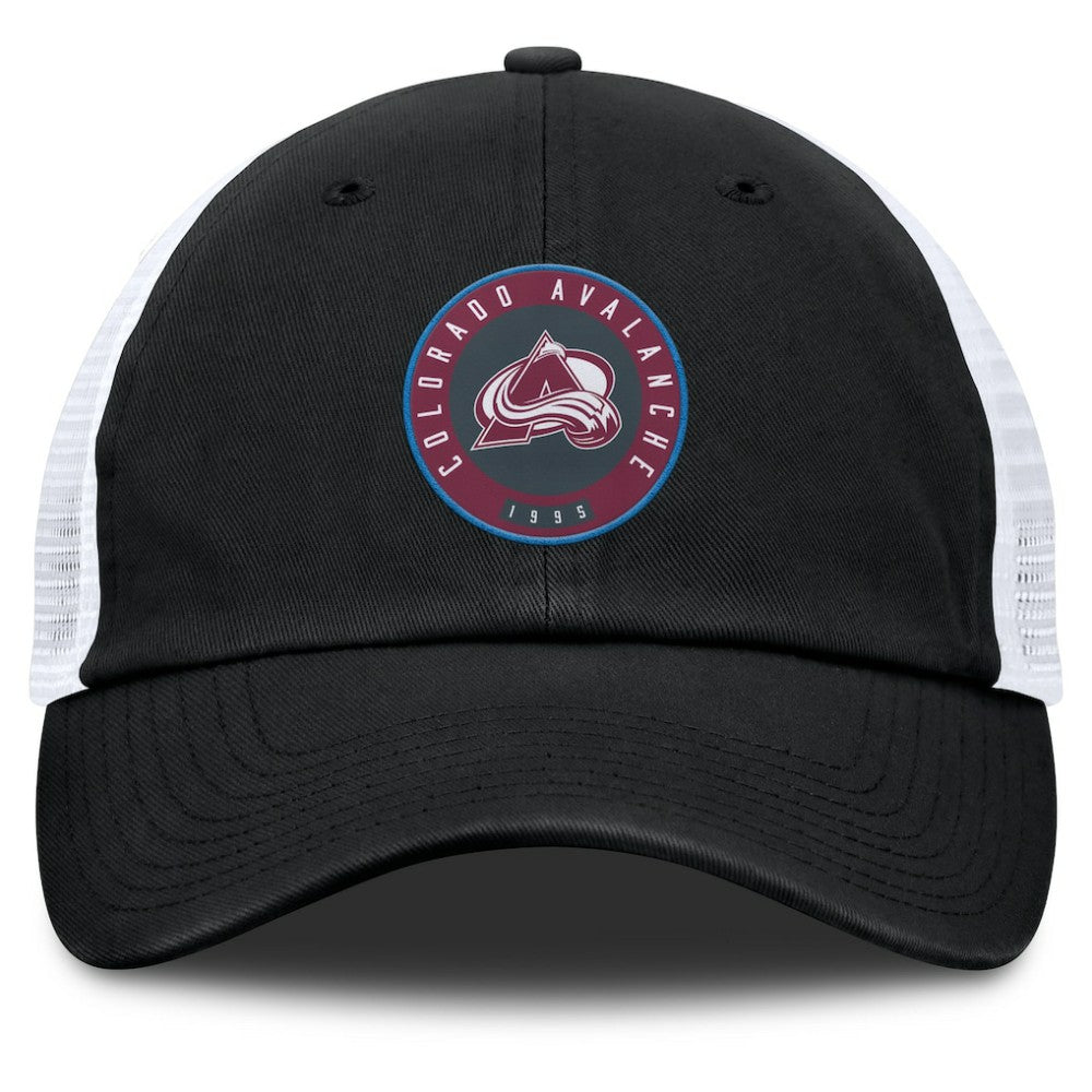 Colorado Avalanche - Fanatics Averie Trucker Adjustable Hat Black/White